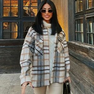 Zara plaid overshirt